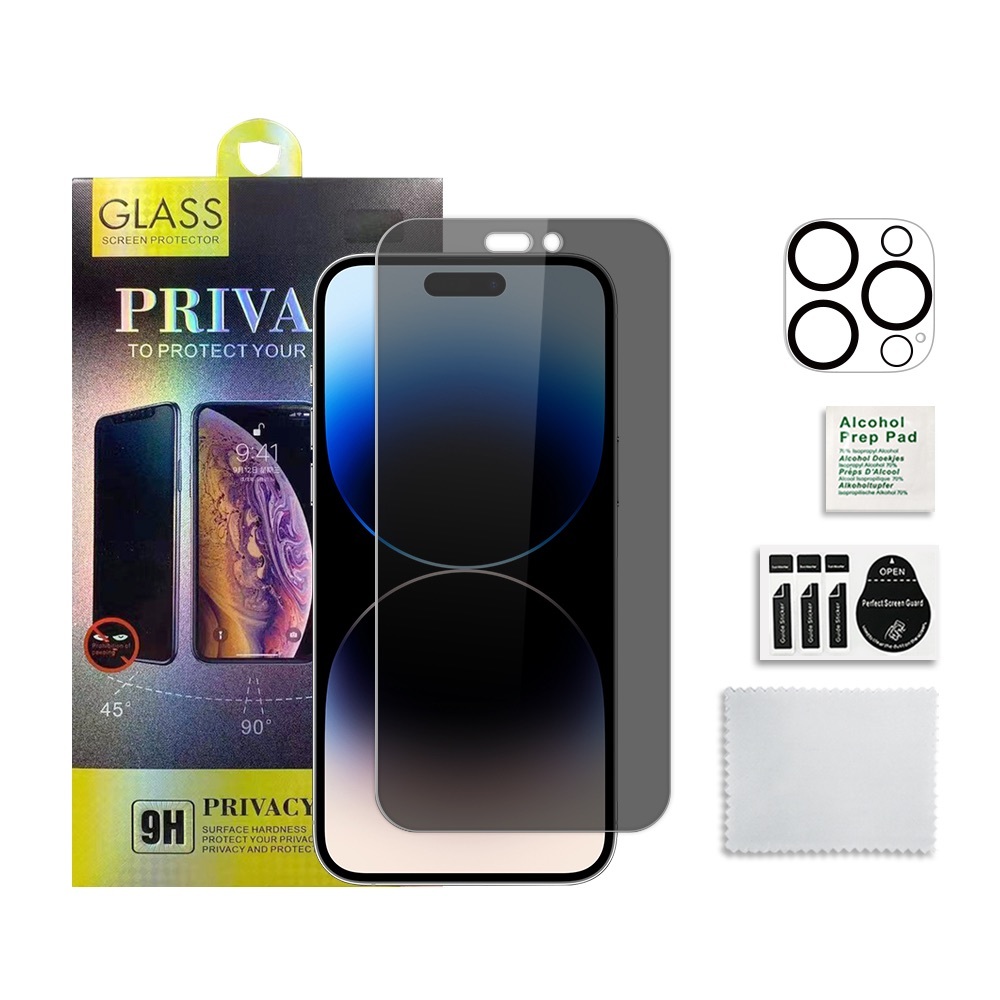 iPhone 14 pro max privacy screen with camera protector